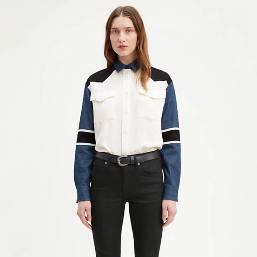 Levi’s Made and Crafted Western Mix Up Shirt - L